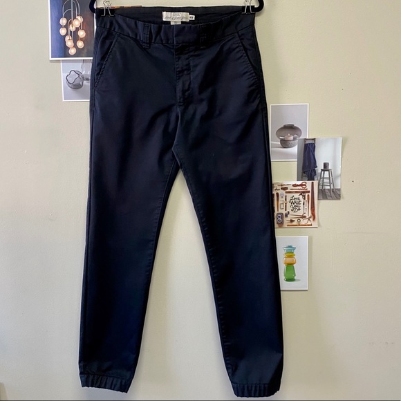 h&m black chinos men's